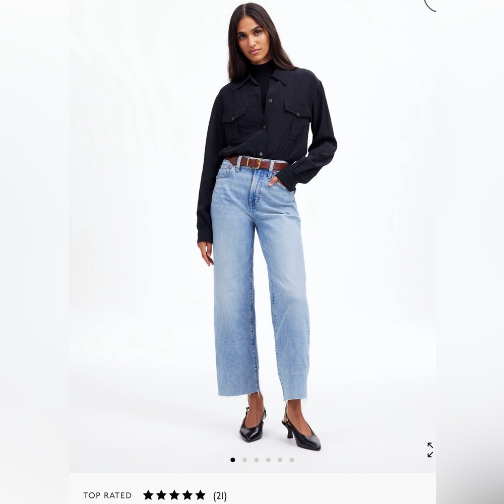 Madewell The Tall Vintage Perfect Widw Leg Crop